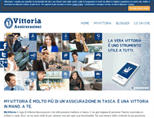 Tablet Screenshot of myvittoria.com